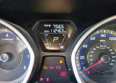 2013 Hyundai Elantra Limited from USA, damaged, VIN KMHDH4AE3DU547978